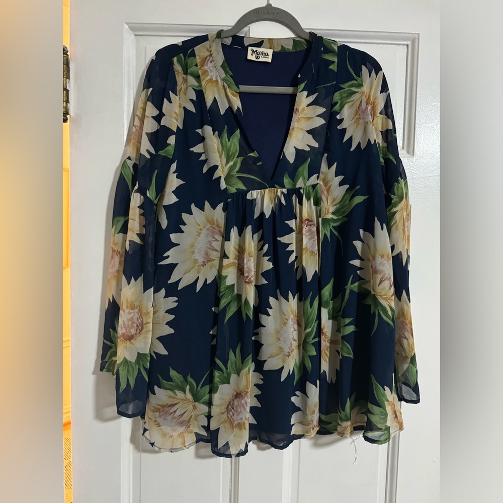 Show me your mumu sunflower top